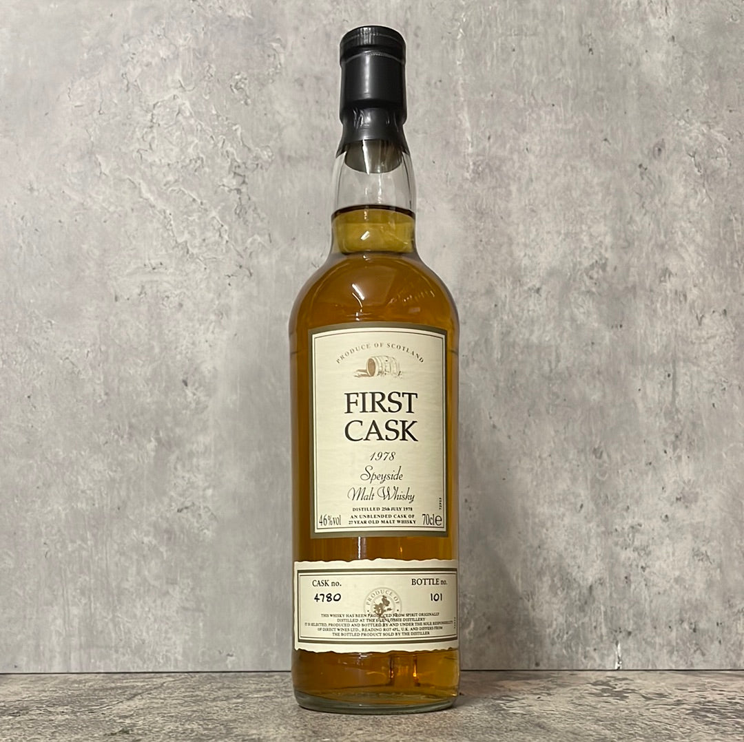 Glenlossie 27 Years Old - 1978 - First Cask