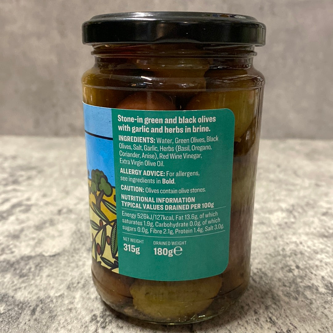 Cypressa - Whole Mixed Olives with Garlic and Herbs