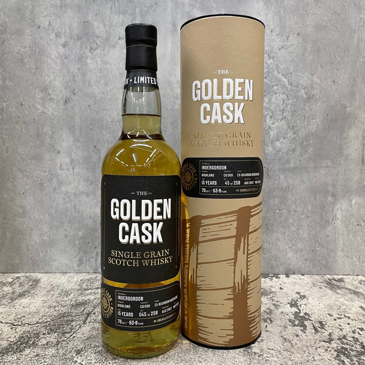 Invergordon 15 Years Old - 2007 - The Golden Cask