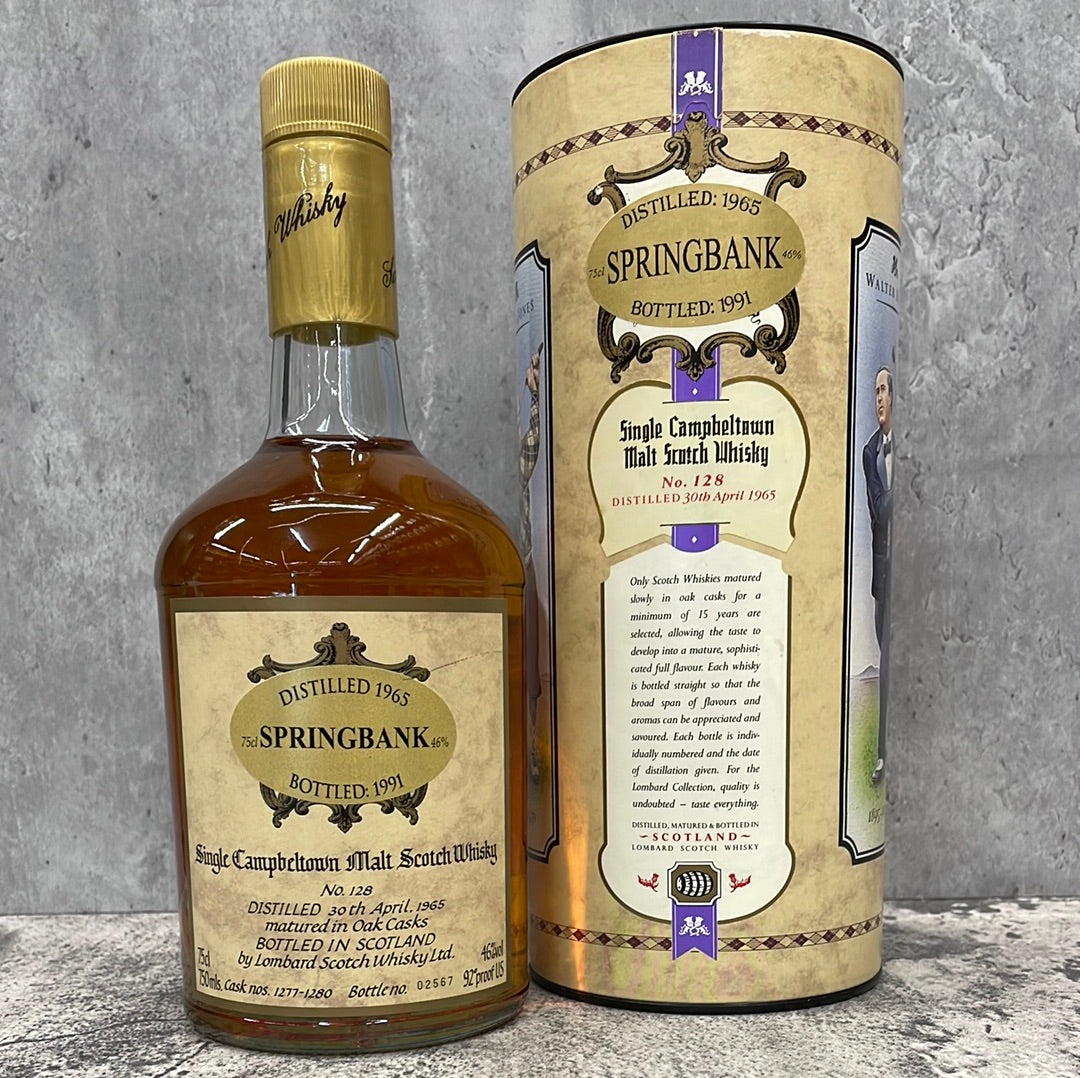 Springbank 1965 - No. 1 The Golfing Greats