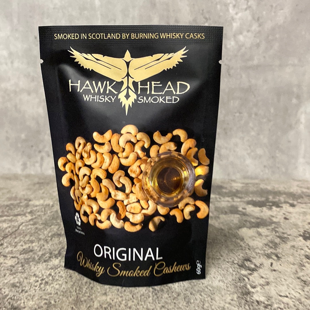 Hawkhead Whisky Smoked Cashews - Original - 60g