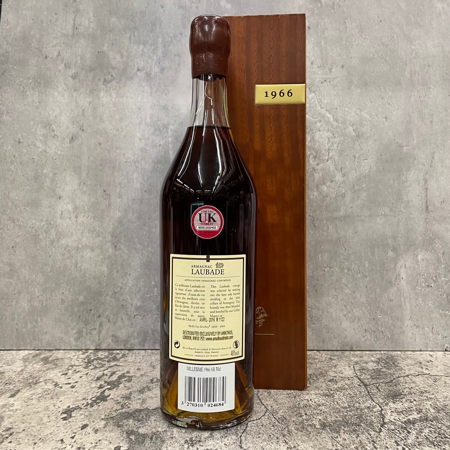 Armagnac Laubade 1966
