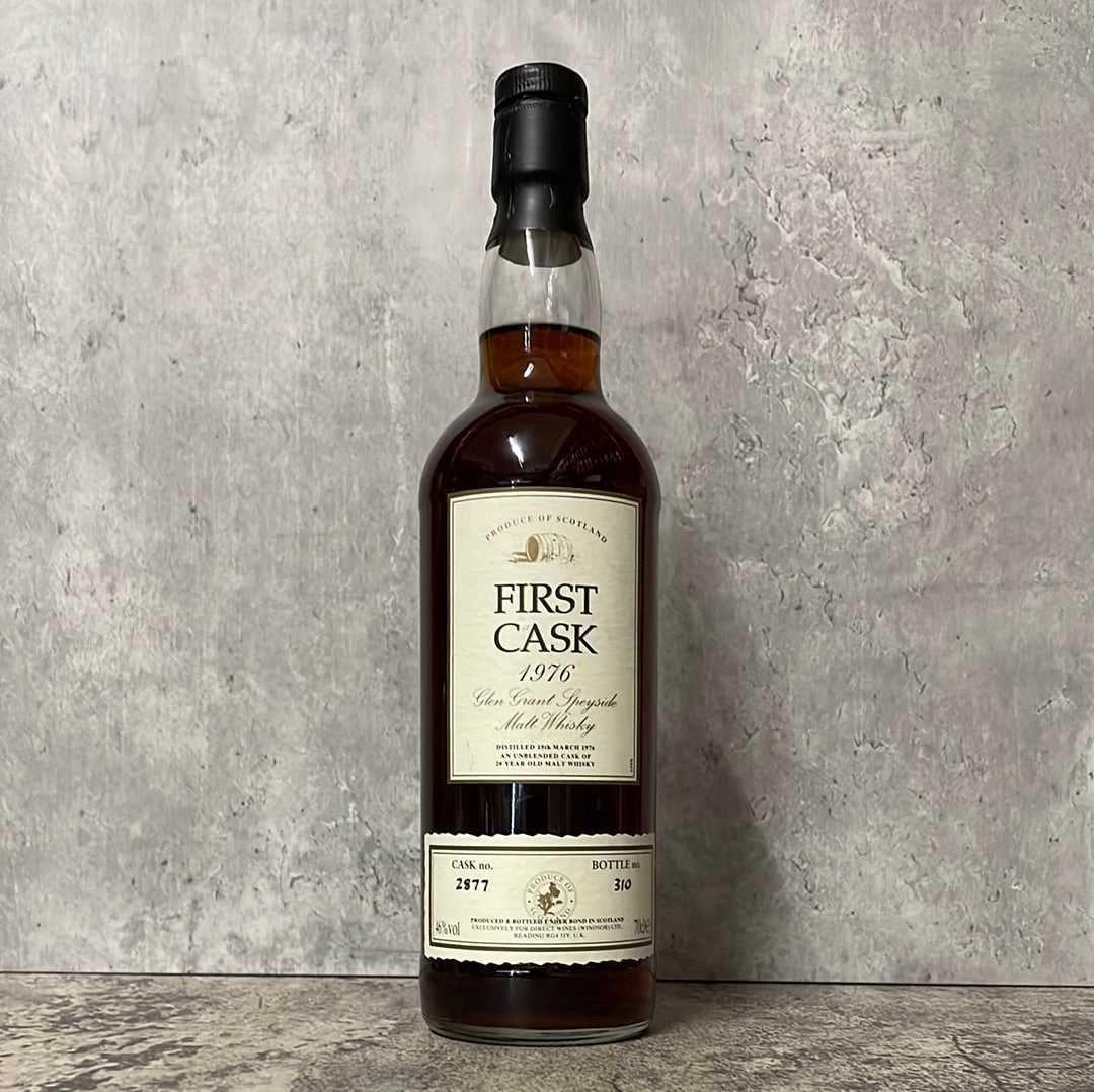 Glen Grant 20 Years Old - 1976 - First Cask