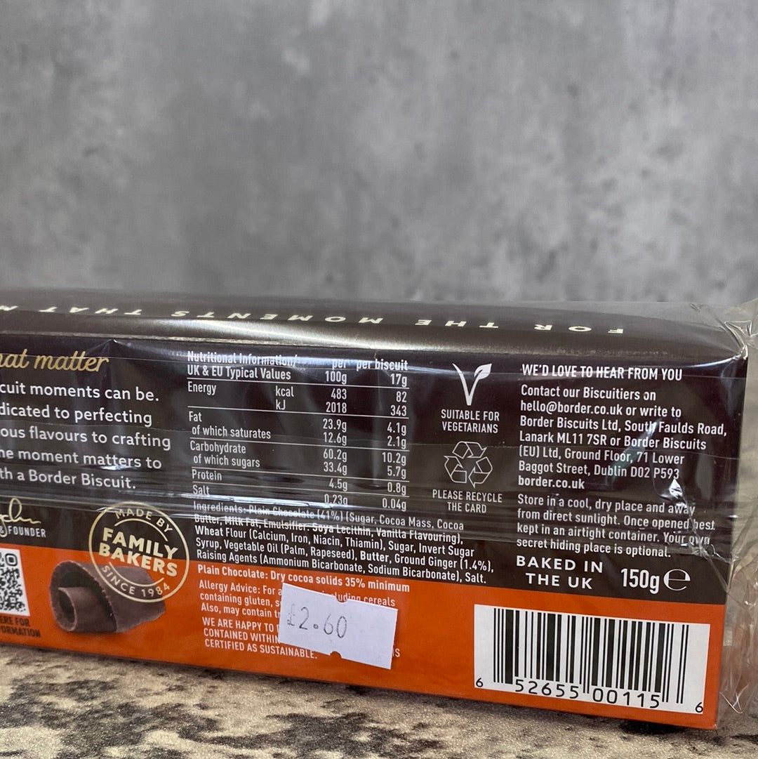 Border - Dark Chocolate Gingers