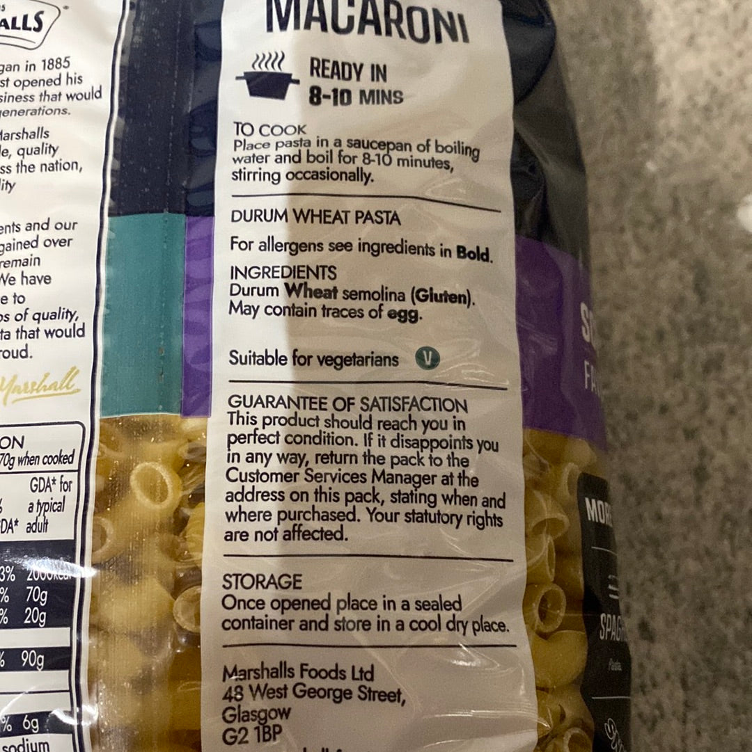 Marshall's Macaroni