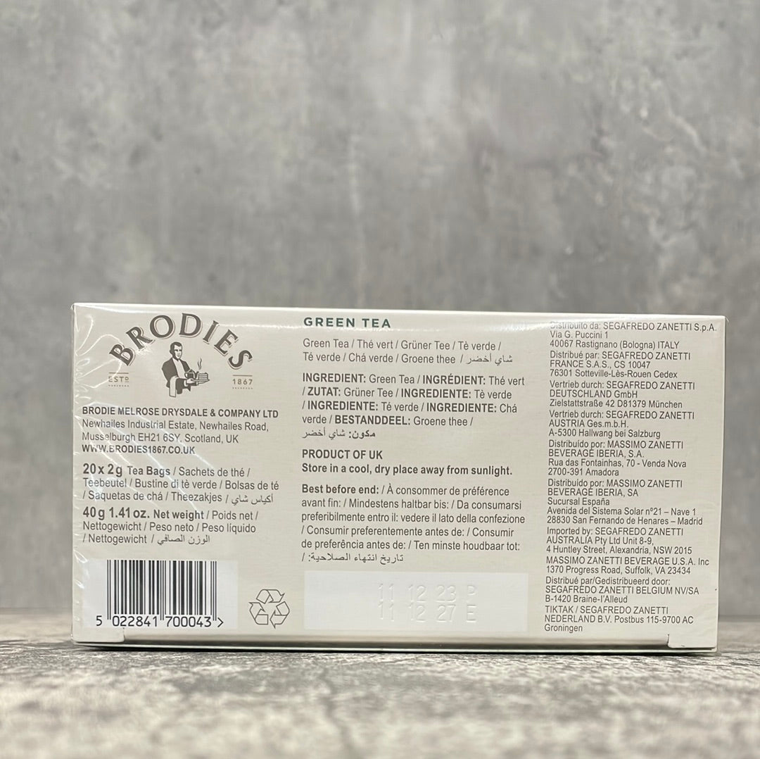 Brodies Green Tea - 20
