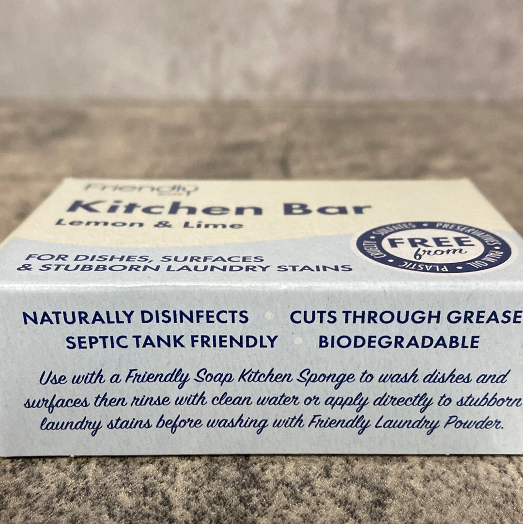 Friendly Soap - Kitchen Bar - Lemon and Lime