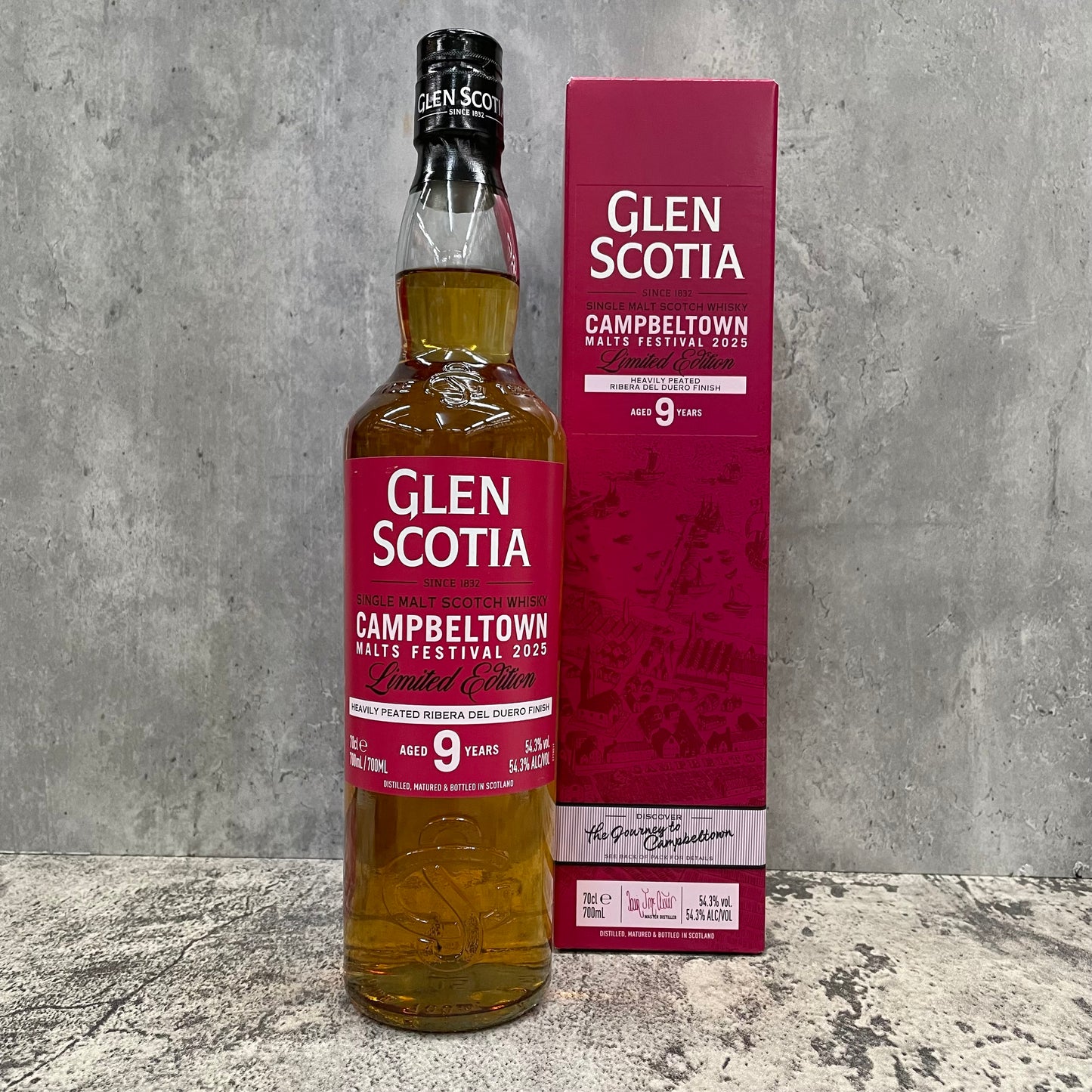 Glen Scotia 9 Years Old - Heavily Peated Ribera Del Duero Finish - Limited Edition
