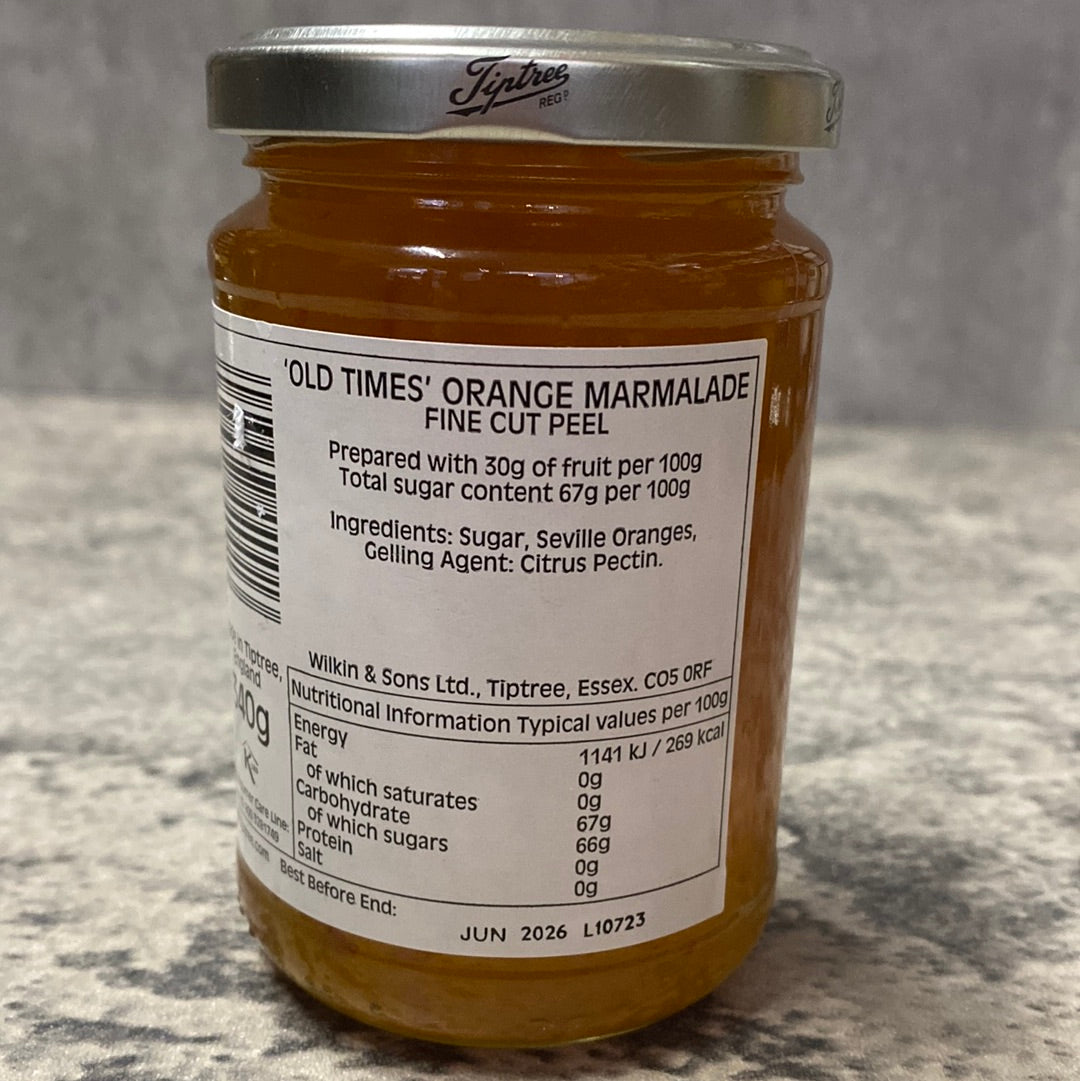 Wilkin & Sons Ltd - Tiptree - ‘Old Times’ Orange Marmalade - 340g