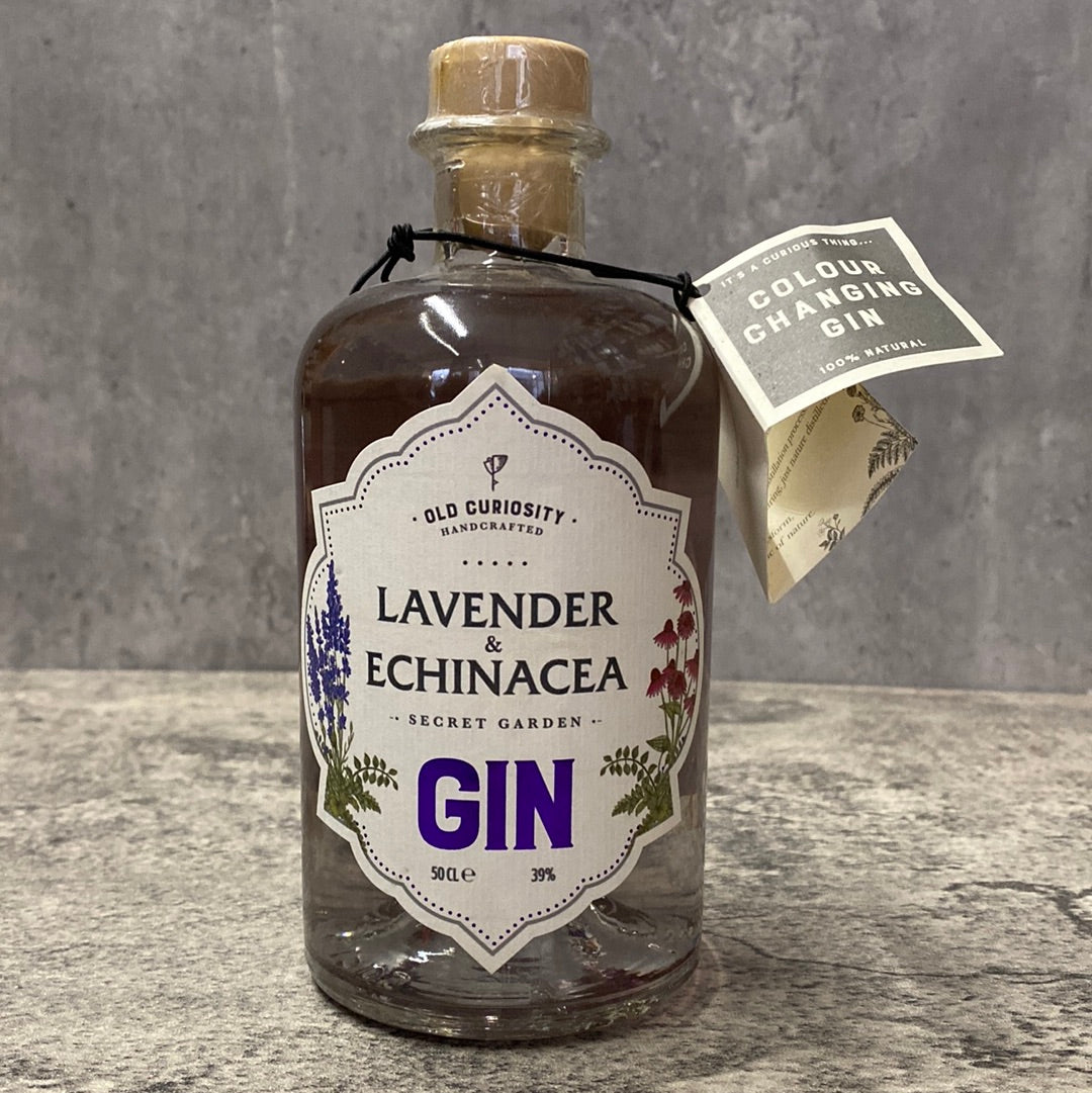Old Curiosity Lavender and Echinacea Gin