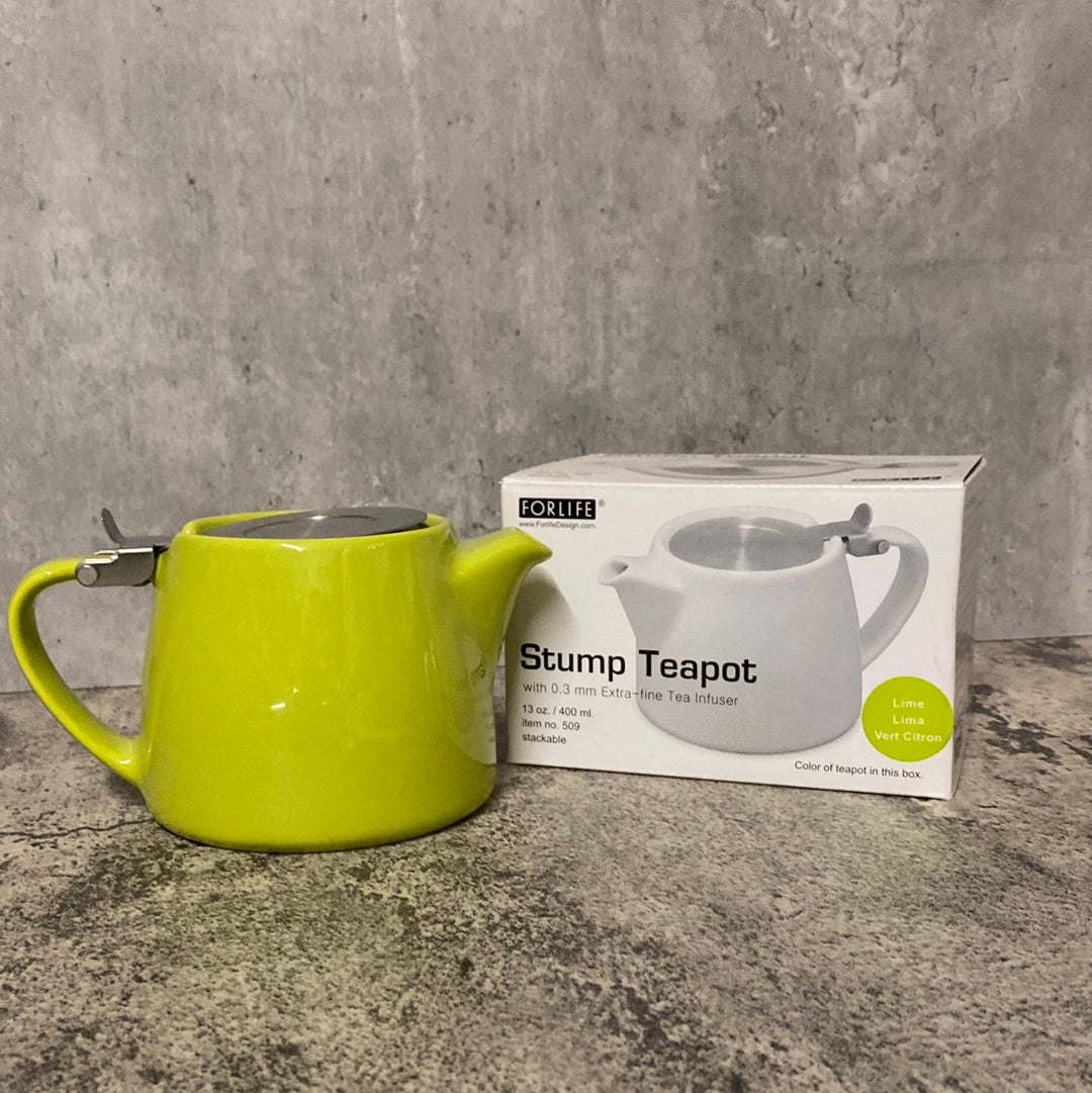 Stump Teapot - Lime