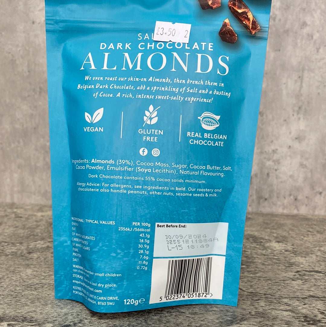 Forest Feast - Almonds - Fully covered in Dark Chocolate