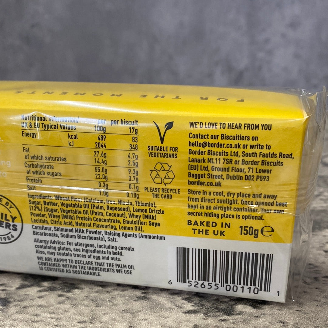 Border - Lemon Drizzle Melts