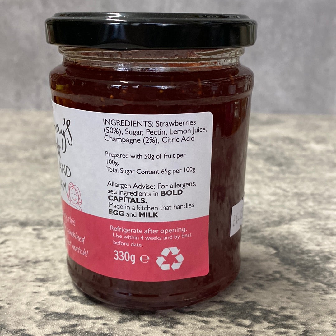 Sarah Gray’s - Strawberry and Champagne Jam - 330g