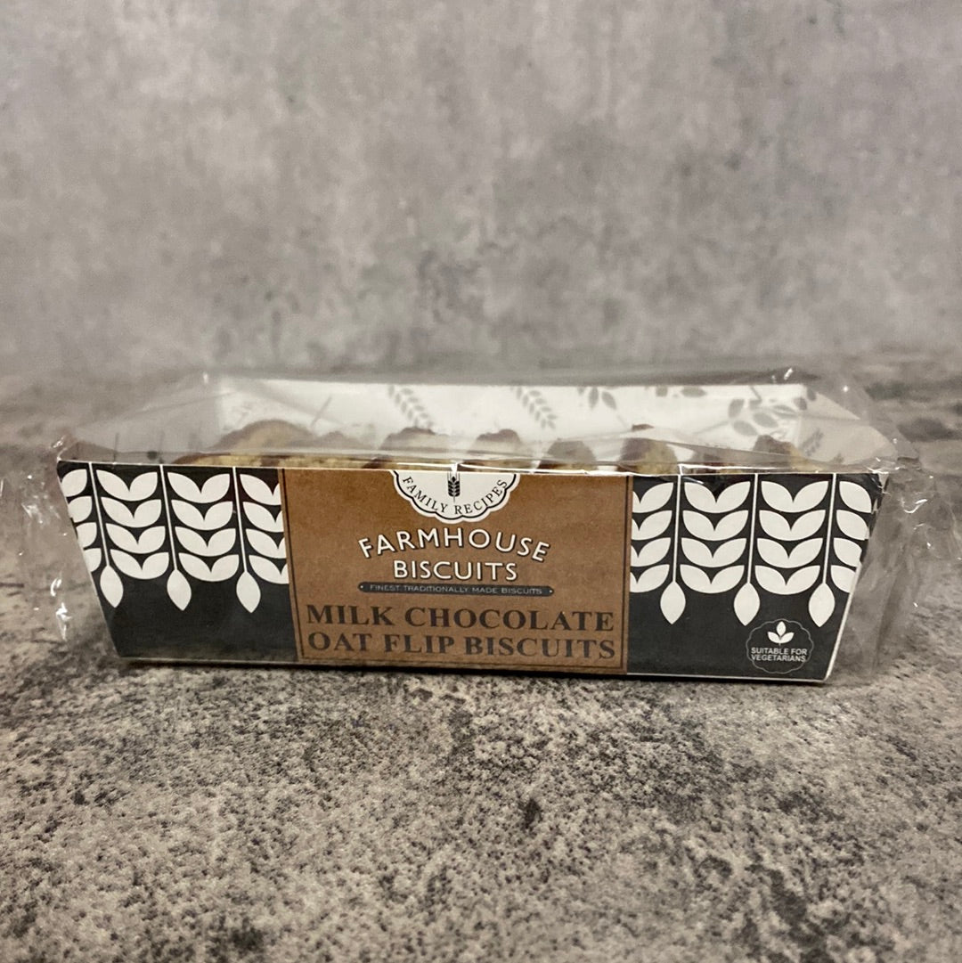 Farmhouse Biscuits - Milk Chocolate Oat Flip Biscuits