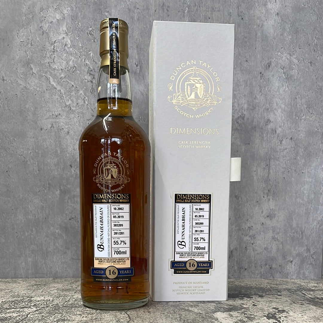 Bunnahabhain - 16 - Dimensions