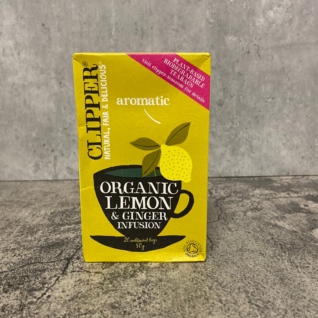Clipper - Organic Lemon and Ginger Infusion