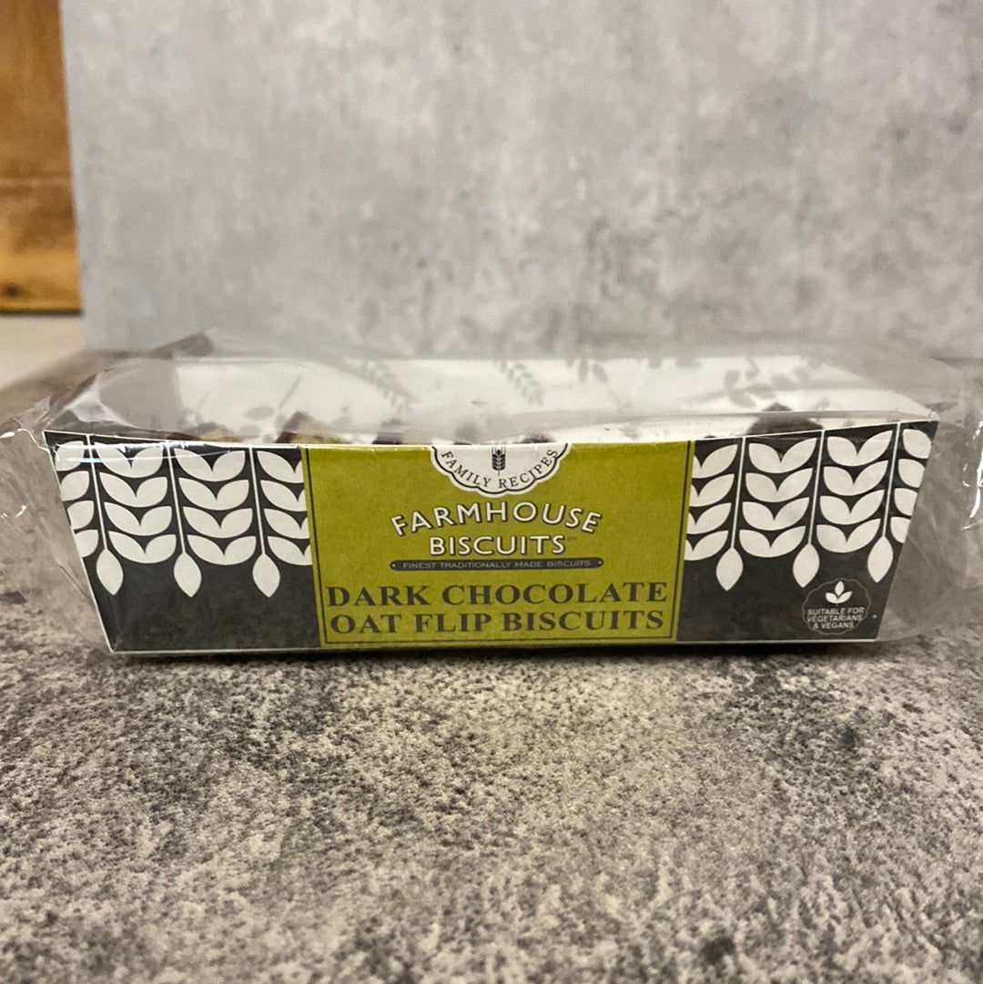 Farmhouse Biscuits - Dark Chocolate Oat Flip Biscuits