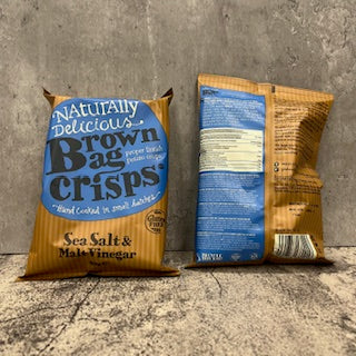 Naturally Delicious Brown Bag Crisps Salt & Vinegar