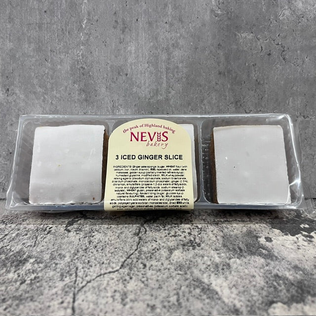 Nevis Iced Ginger Slices