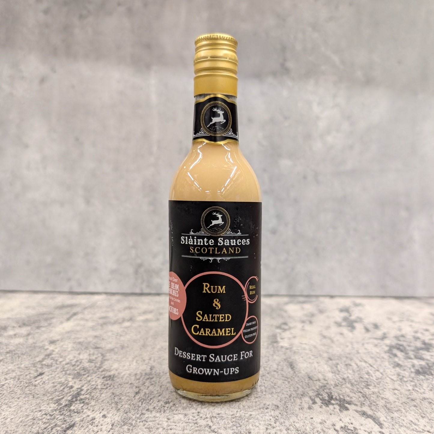 Rum and Salted Caramel Dessert Sauce - Sláinte Sauces