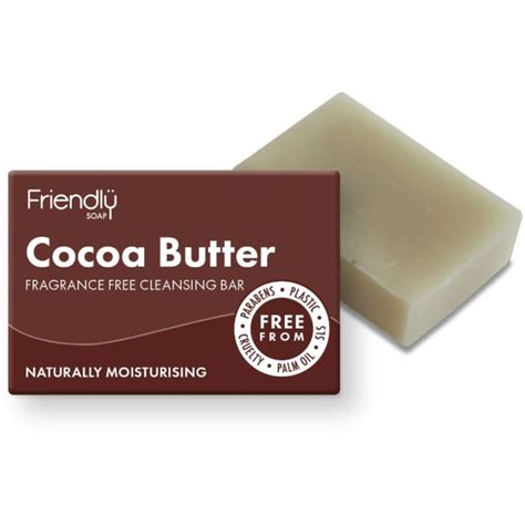 Friendly Soap - Cocoa Butter, Fragrance Free Cleansing Bar