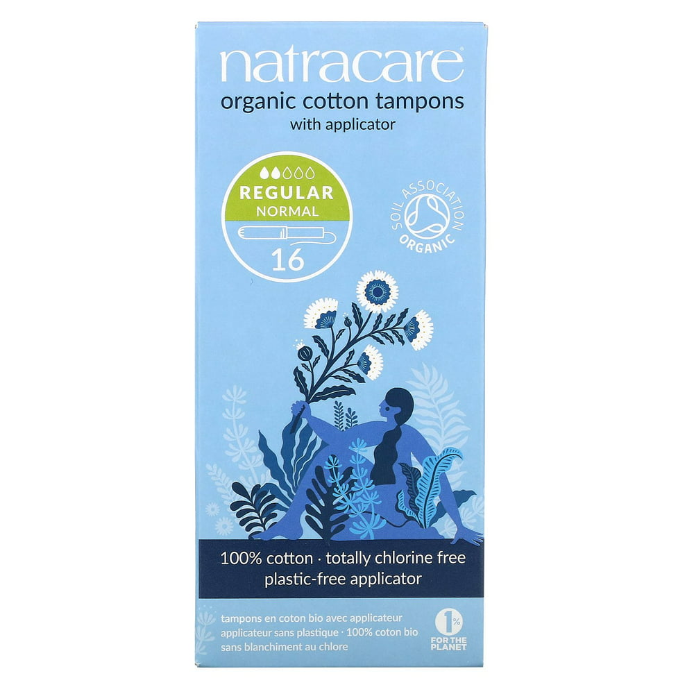 Natracare - Regular Organic Cotton Tampons with Applicator