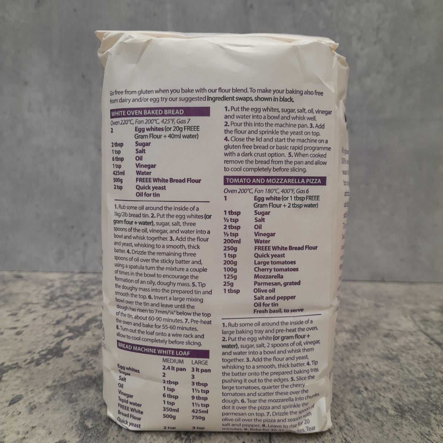 Freee - Gluten Free White Bread Flour