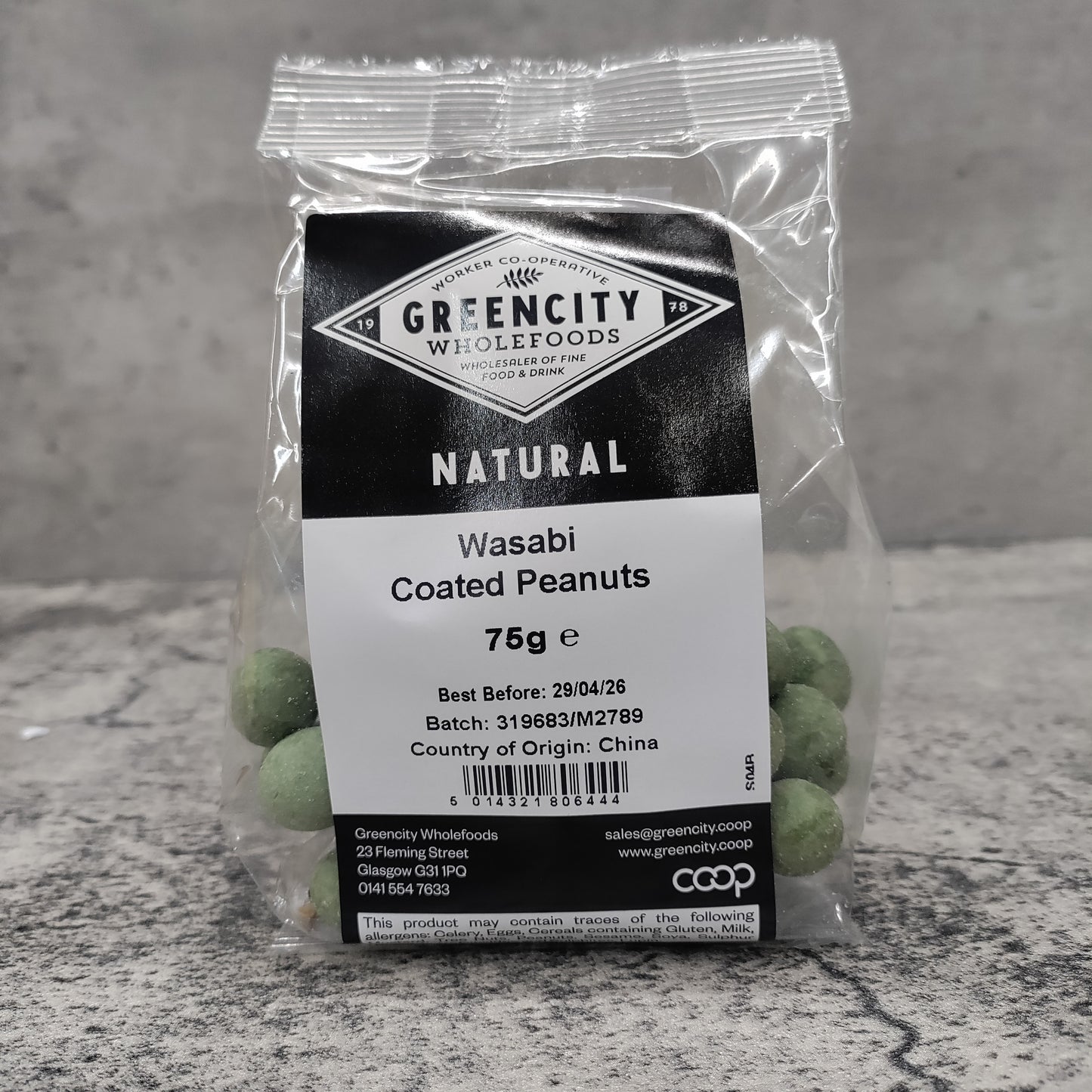 Wasabi Coated Peanuts