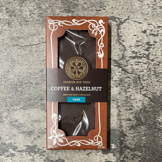 Chocolate Tree - Coffee and Hazelnut - Dark Chocolate - 100g