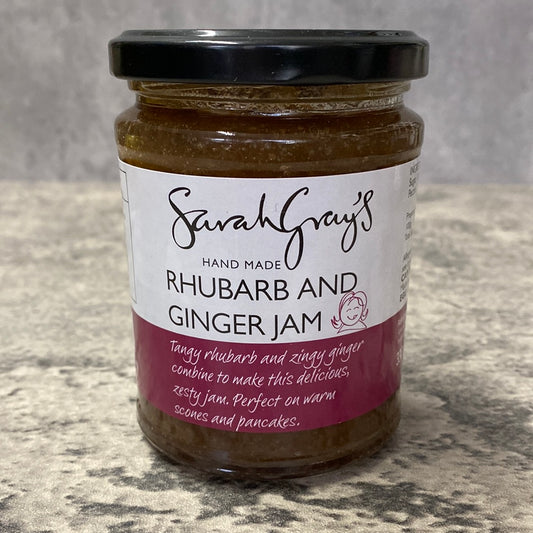 Sarah Gray’s - Rhubarb and Ginger Jam - 339g