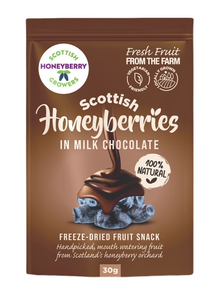 Freeze Dried Honeyberries in Milk Chocolate Arbuckle's