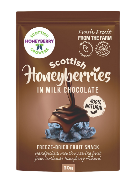 Freeze Dried Honeyberries in Milk Chocolate Arbuckle's