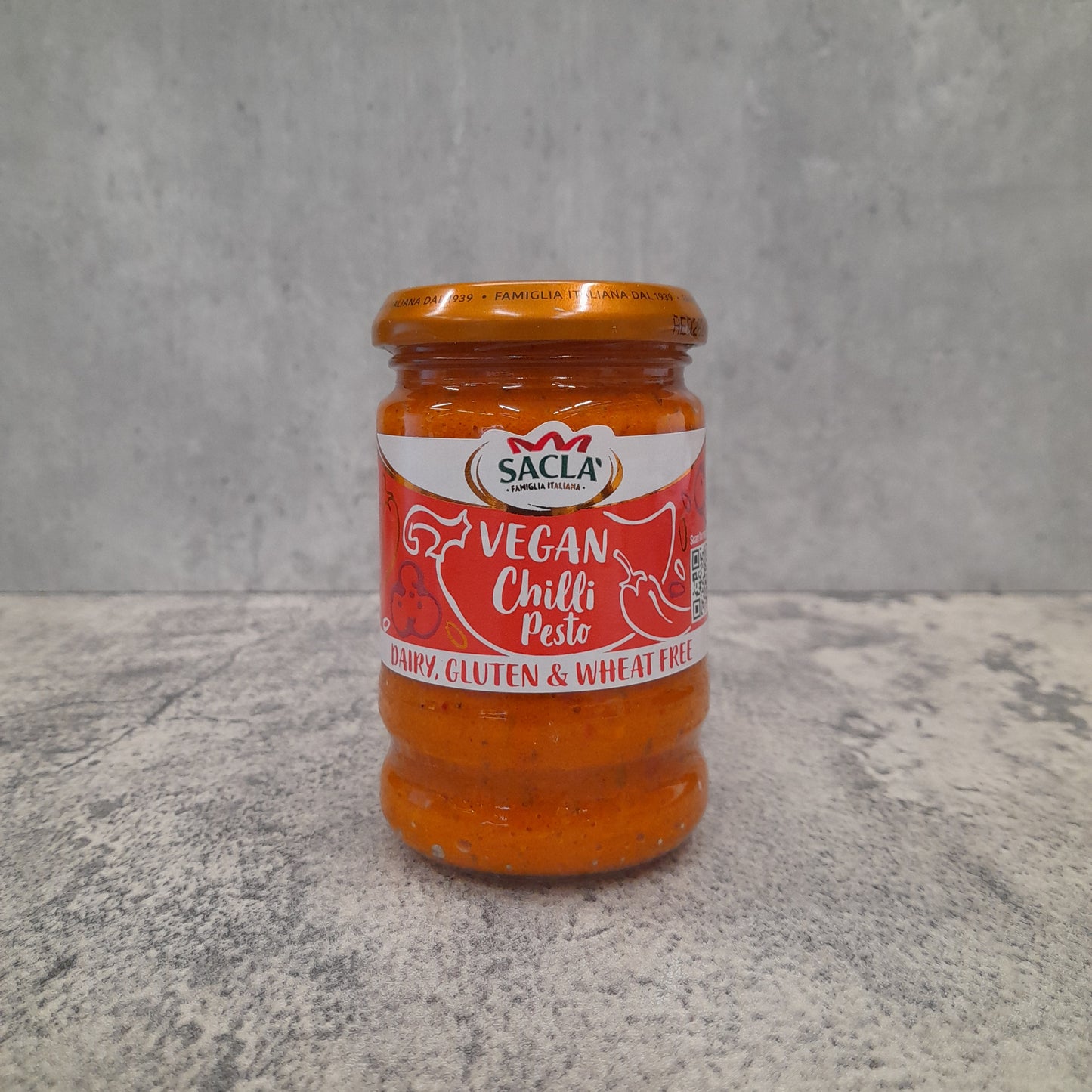 Sacla Dairy, Gluten & Wheat Free Chilli Pesto