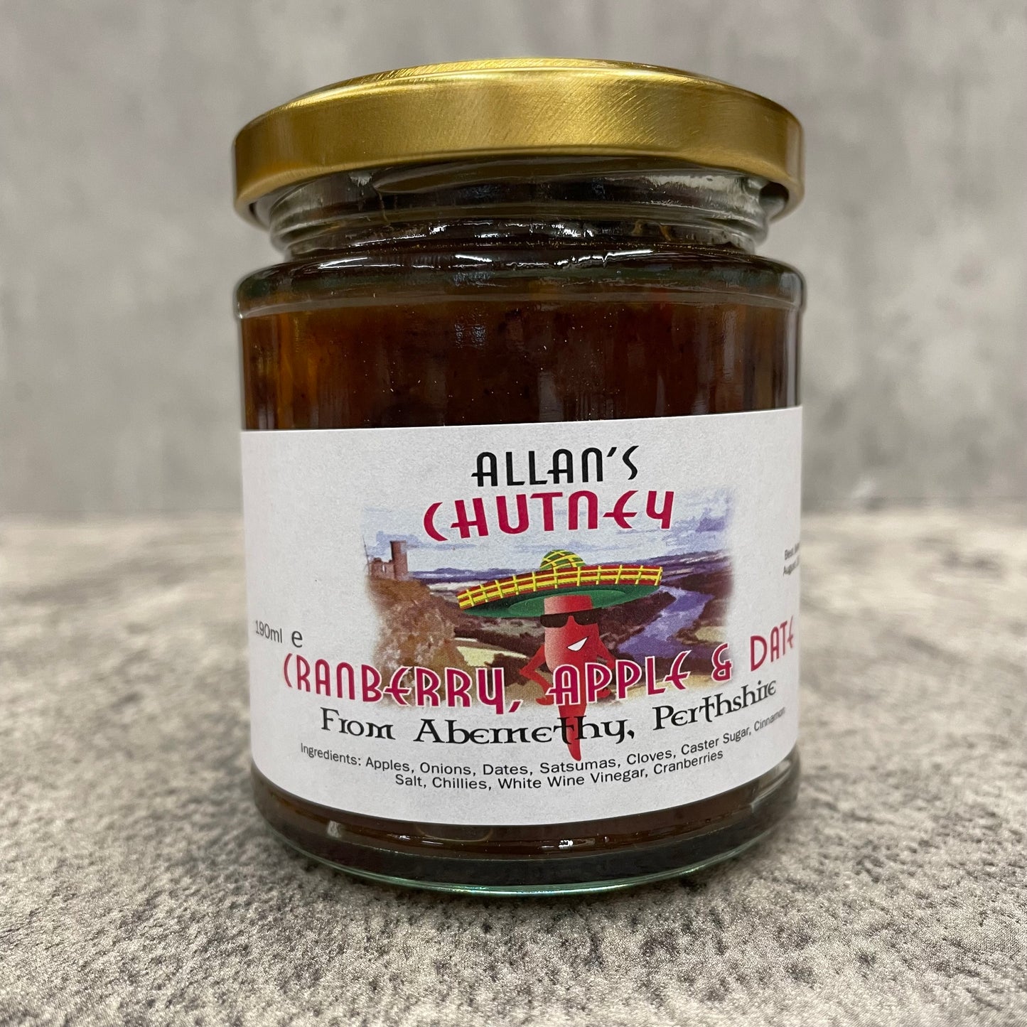 Allan's Cranberry, Apple & Date Chutney