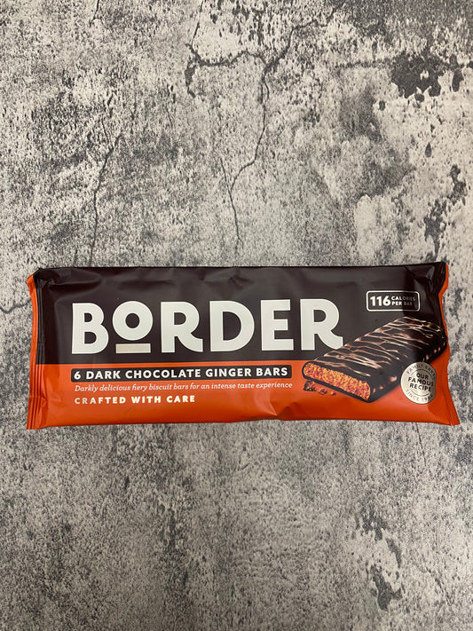 Border - Dark Chocolate Ginger Bars