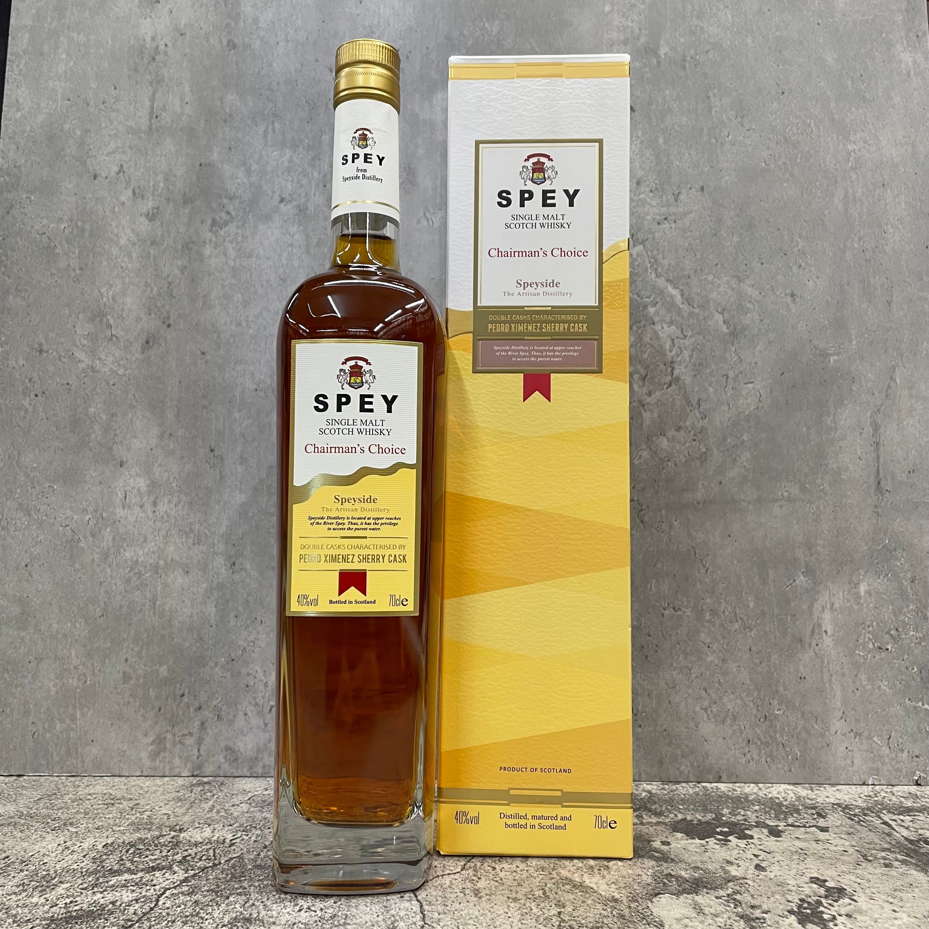 SPEY  CHOICE シングルモルトウイスキー 700ml SPEY Chairman's Choice - PX Edition – JL Gill