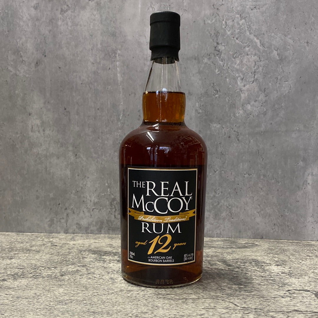 The Real McCoy - 12 - 40% - Prohibition Tradition.