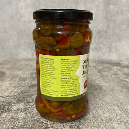 Cooks & Co - Tri Colour Jalapeño Slices - 290g