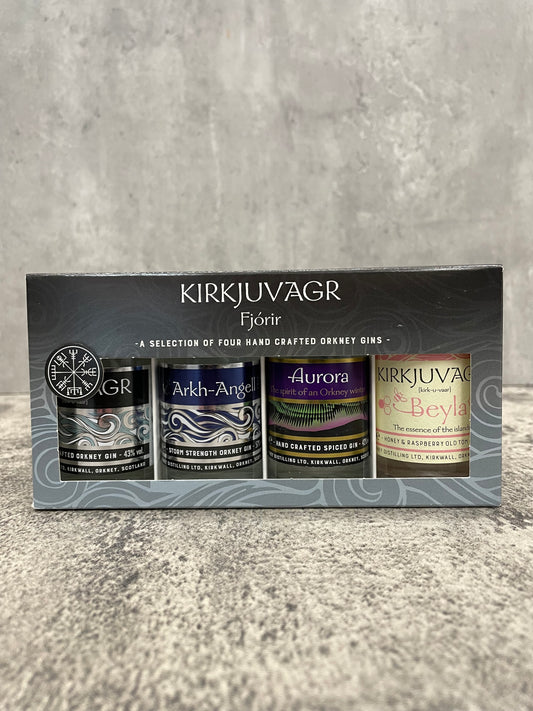 Kirkjuvagr Gin - Miniature Pack - 4 x 5cl