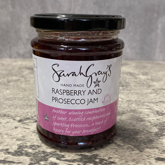 Sarah Gray’s - Raspberry and Prosecco Jam - 330g