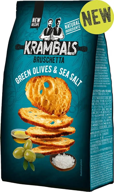 Krambals Olive and Sea Salt 70g