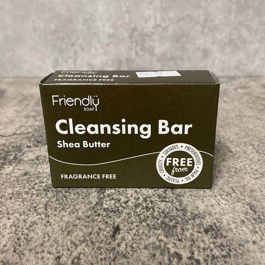 Friendly Soap - Cleansing Bar Shea Bar Fragrance Free Natural Soap