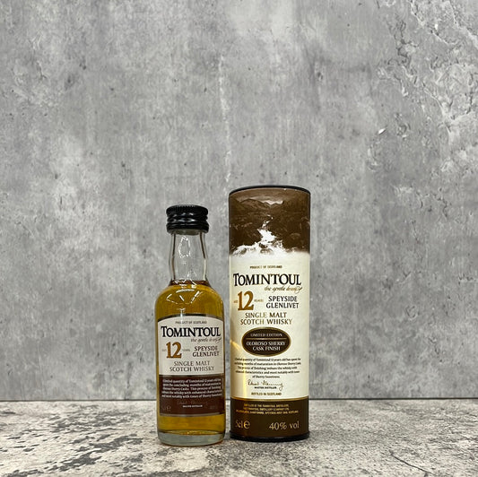 Tomintoul - 12 - Oloroso Sherry Cask Finish - 5cl