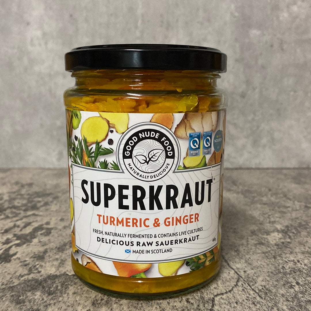 Superkraut - Sauerkraut - Turmeric and Ginger 460g