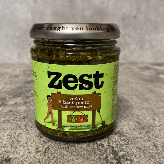 Zest - Vegan Basil Pesto with Cashew Nuts 165g