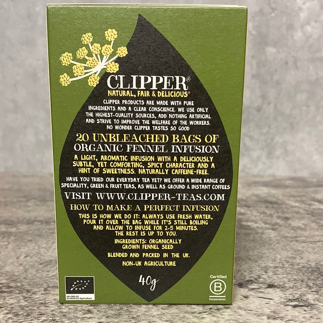 Clipper - Organic Comforting Infusion - Fennel