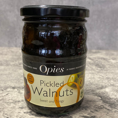 Opies - Pickled Walnuts - Sweet and Tangy - 390g