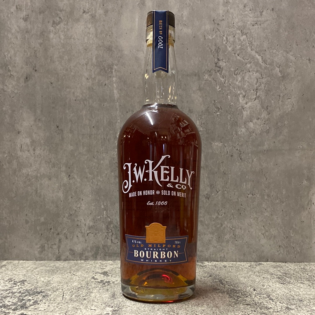 Jw Rye JW Kelly Old Milford Straight Bourbon Whiskey – JL Gill