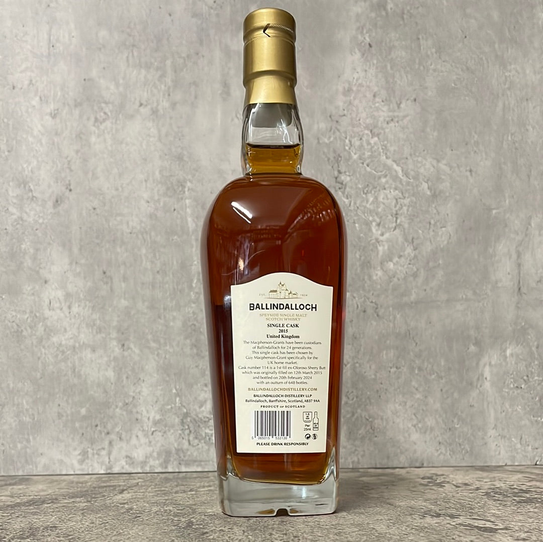 Ballindalloch 2015 - Single Cask Sherry Butt